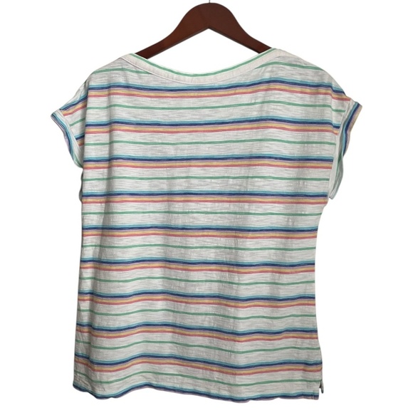 ** SOLD **Talbots Women's Shirt Size XL Petite Summer Shirt Cotton Short Sleeves - Picture 4 of 5